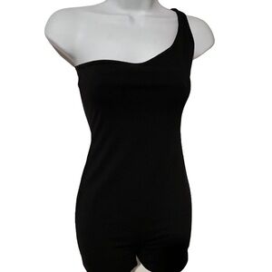 SHEIN black one shoulder bodysuit